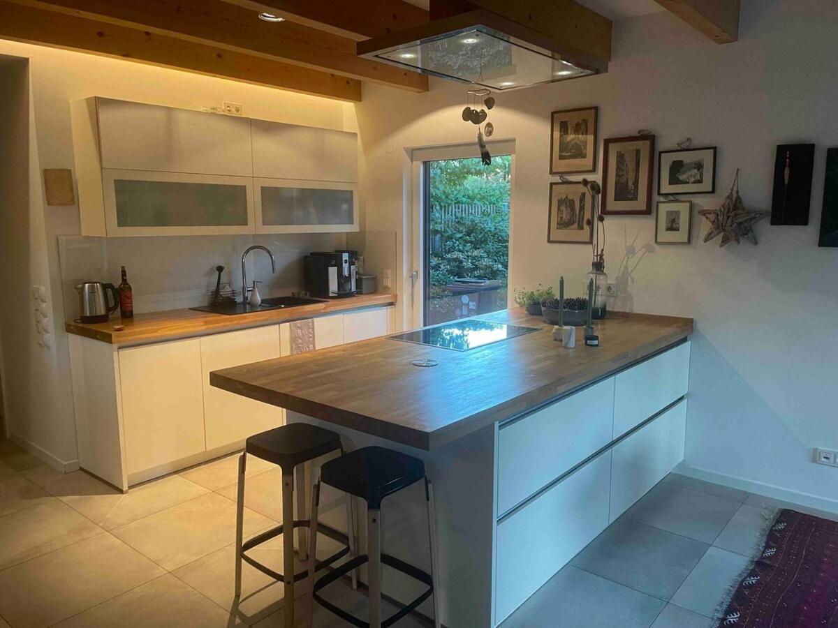 נורדרשטט Modernes Holzhaus Im Skandinavischen Stil Mit Sauna, Garten Und 2 Katzen מראה חיצוני תמונה