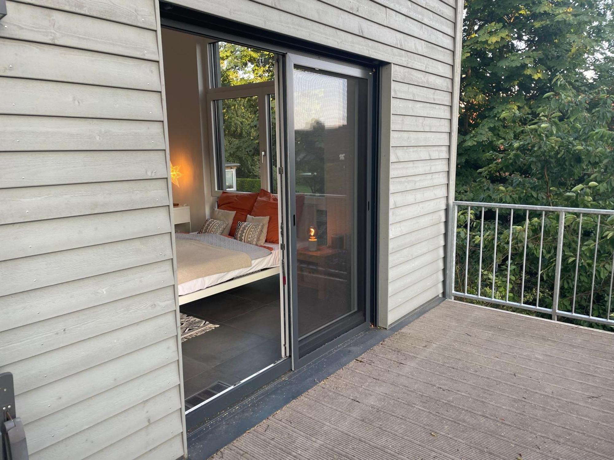 נורדרשטט Modernes Holzhaus Im Skandinavischen Stil Mit Sauna, Garten Und 2 Katzen מראה חיצוני תמונה